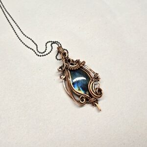 Blue Labadorite Pendant